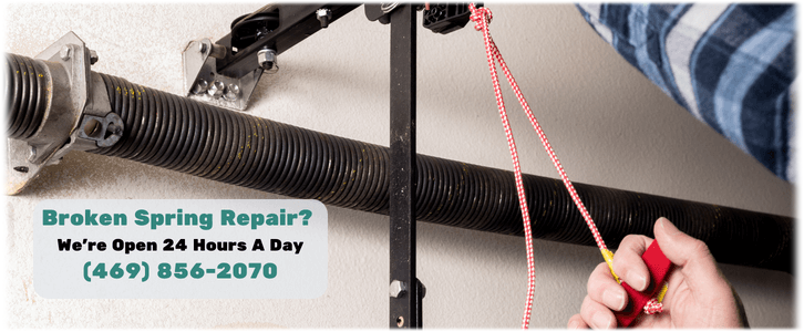 Broken Garage Door Spring Repair Lewisville, TX